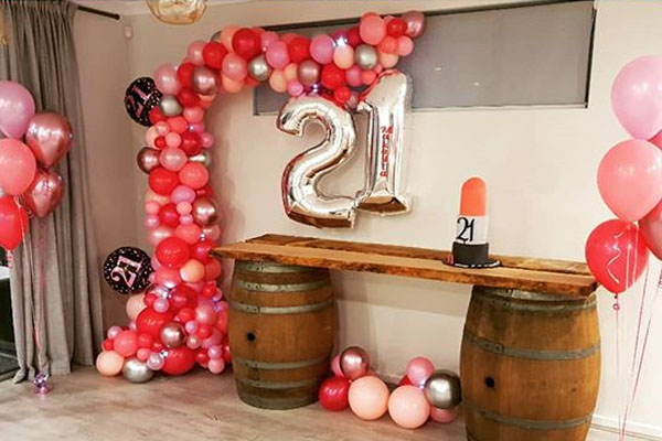 Birthday Balloowns 21st Light It Up Balloons Kwinana Perth