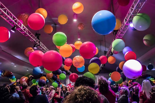 Disco Balloon Party Kwinana Perth Coloured Balloons