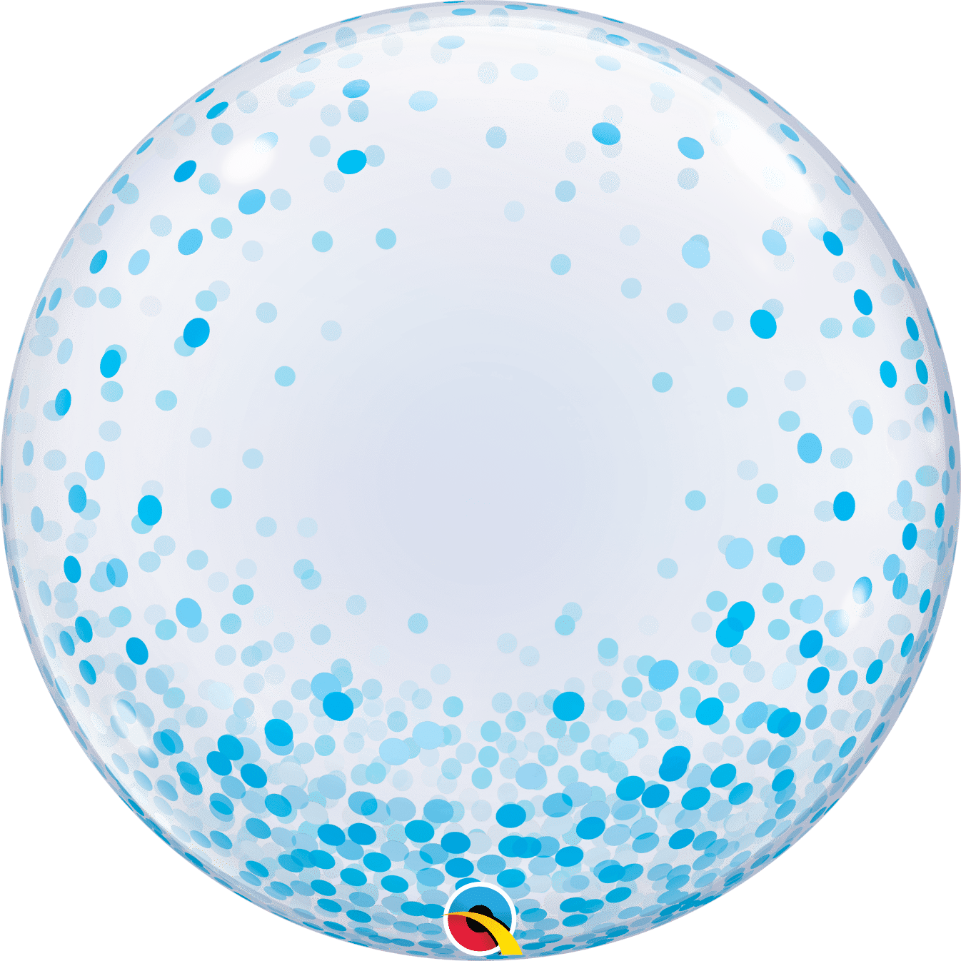 Deco Bubble Blue Confetti