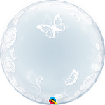 Deco Bubble Elegant Roses & Butterflies