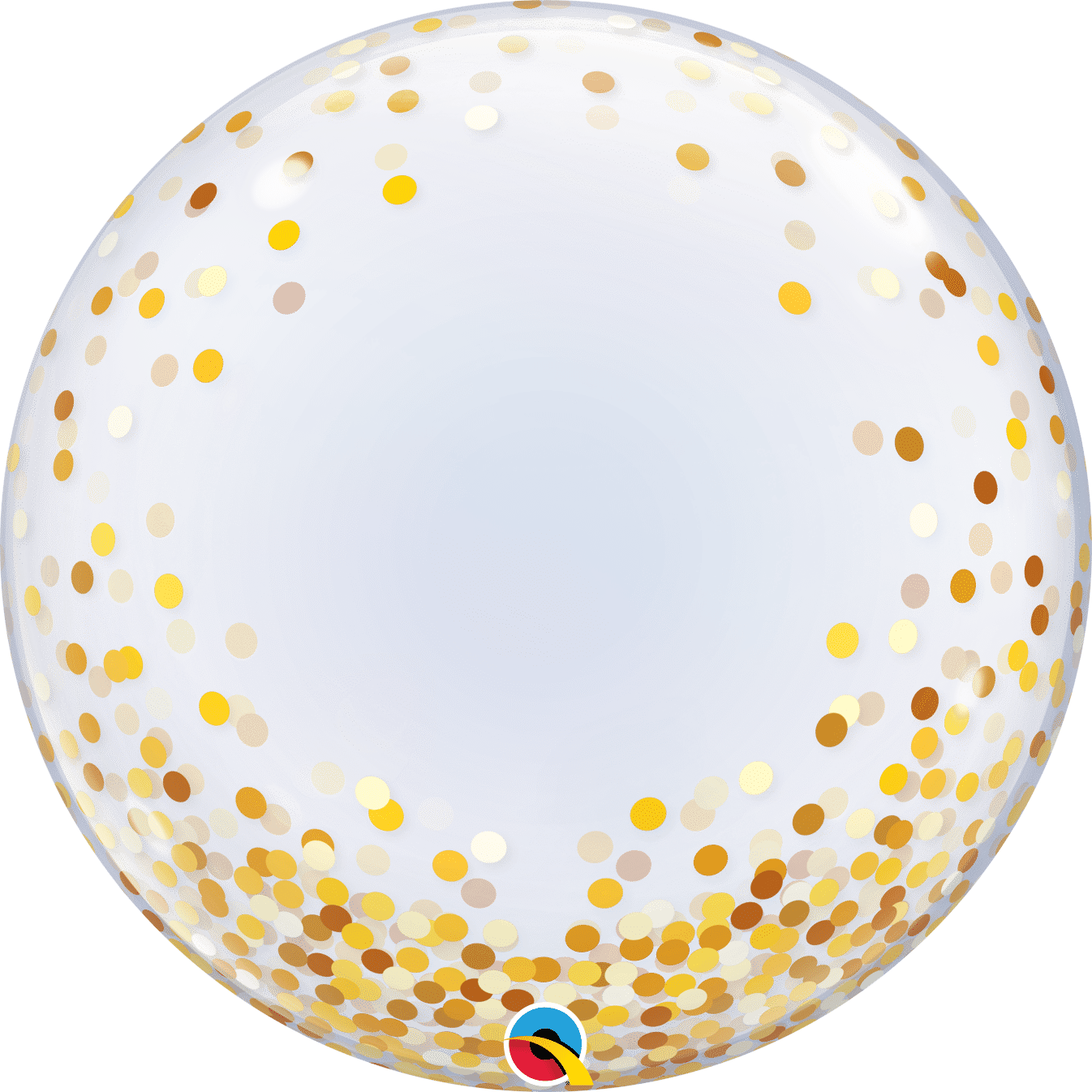 Deco Bubble Gold Confetti Dots