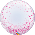 Deco Bubble Pink Confetti