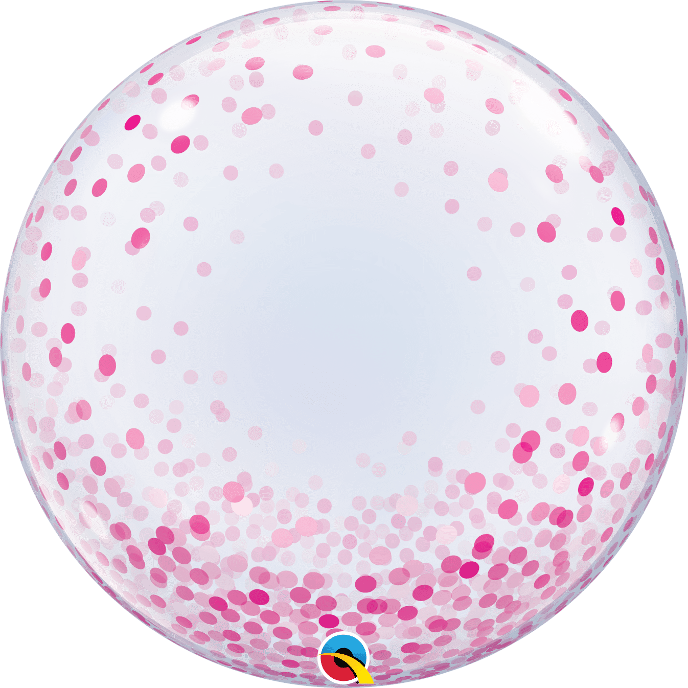 Deco Bubble Pink Confetti