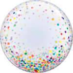 Deco Bubble Rainbow Confetti