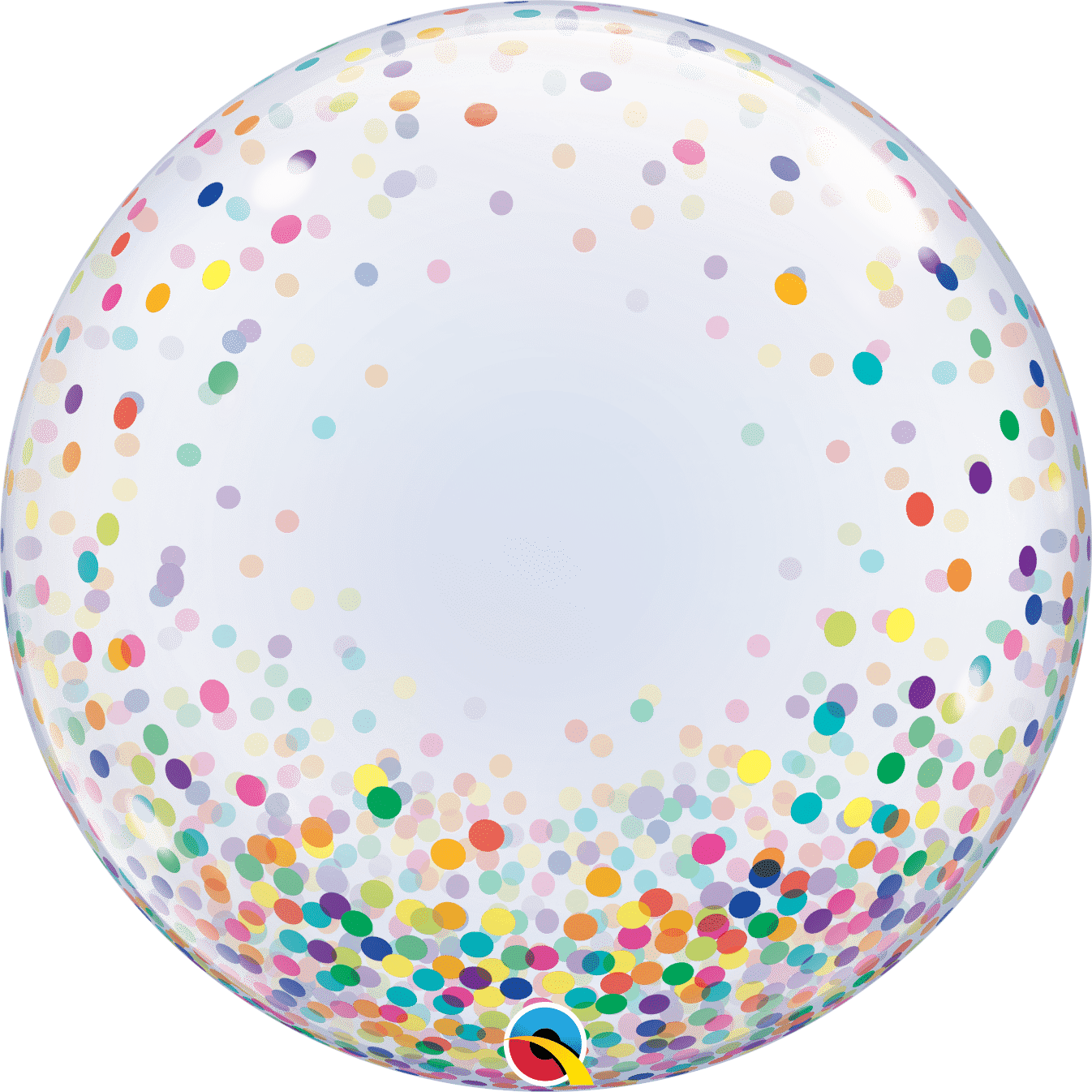 Deco Bubble Rainbow Confetti
