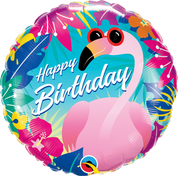 Birthday Tropical Flamingo