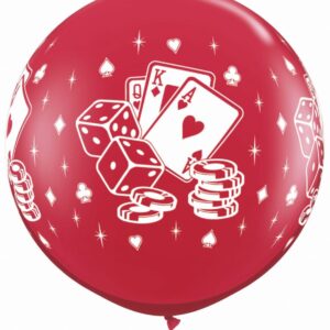 Casino Dice & Cards Red