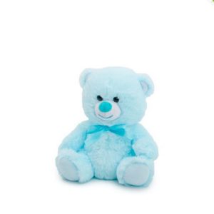Soft Toy Teddy Toby Relay Baby Blue