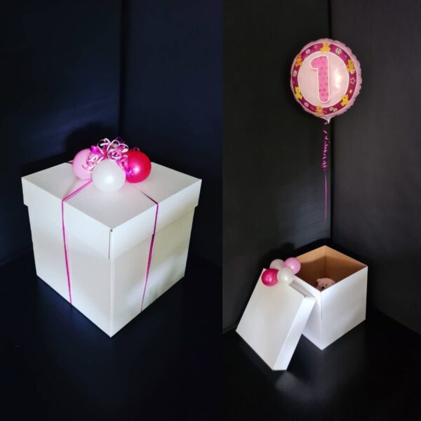 Gift Box Single Balloon