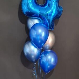 Number Foil Balloon Bouquet