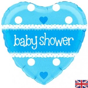 Baby Shower Blue Heart