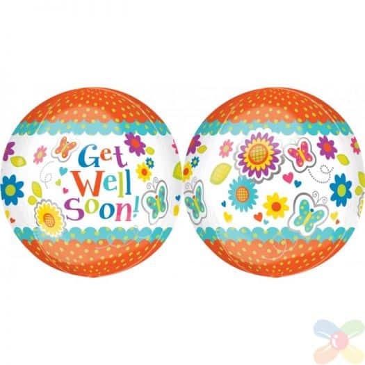 Get Well Soon Floral Butterfly