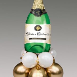 Champagne Bottle Centrepiece