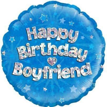 Happy Birthday Boyfriend Blue