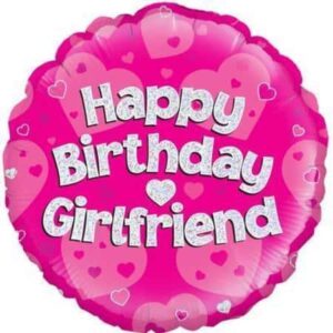 Happy Birthday Girlfriend Pink