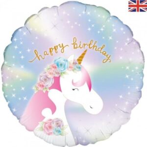 Happy Birthday Pastel Unicorn