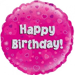 Happy Birthday / Number Pink Foils