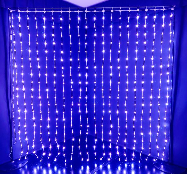 LED Backdrop Curtain Purple