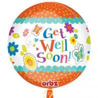 Get Well Soon Floral Butterfly