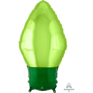 Green Christmas Light Bulb