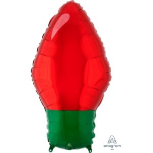 Red Christmas Light Bulb