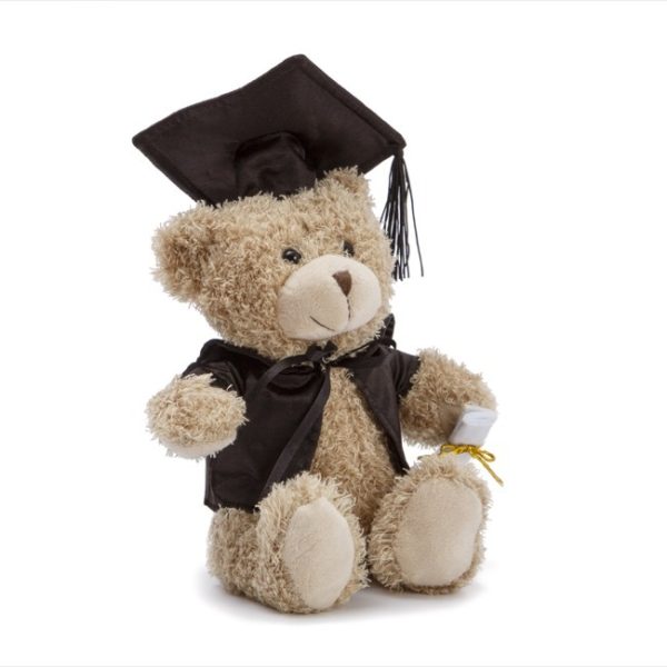 Soft Toy Teddy Graduation Bear Smarty Pants Light Brown